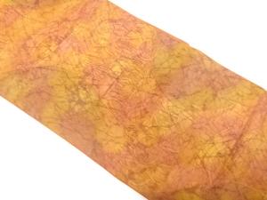 古代人物に馬車・帆船模様織り出し　名古屋帯